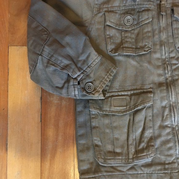 George cargo utility jacket khaki green size 5 - Picture 3 of 4